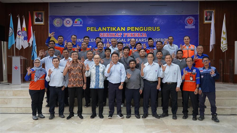 Pelantikan Pengurus Serikat Pekerja Indocement Cirebon Periode 2025–2027